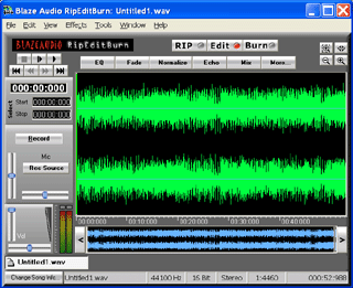 Blaze Audio RipEditBurn Screenshot